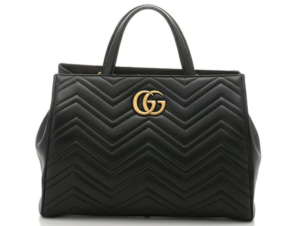 Gucci Shoulder Bag GG Marmon Black